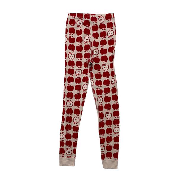 HANNA ANDERSSON Pink Red Apple Long John Pajama Pants Size 10 140 Girls - Picture 2 of 5